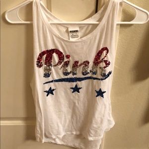 VS pink tank top
